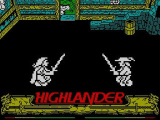 Highlander screenshot 2 for ZX Spectrum