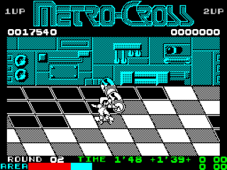 Metro-Cross screenshot 3 for ZX Spectrum