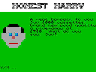 Millionaire screenshot 2 for ZX Spectrum