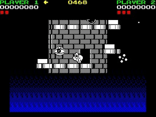 Nebulus screenshot 3 for ZX Spectrum