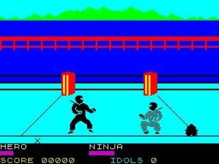 The Ninja Warriors screenshot 4 for ZX Spectrum