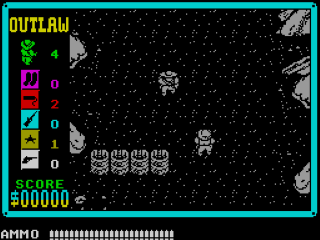 Outlaw screenshot 3 for ZX Spectrum