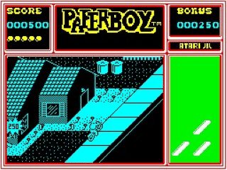 Paperboy screenshot 3 for ZX Spectrum
