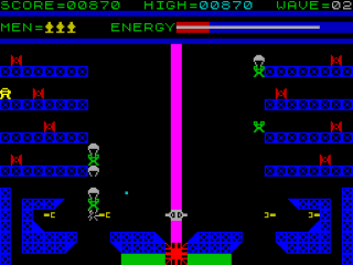 Paradroids screenshot 2 for ZX Spectrum
