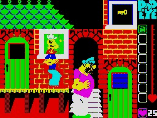 Popeye screenshot 3 for ZX Spectrum