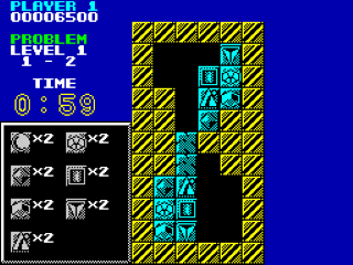 Puzznic screenshot 3 for ZX Spectrum
