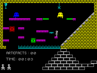 Pyramania screenshot 2 for ZX Spectrum
