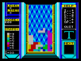 Tetris screenshot 3 for ZX Spectrum
