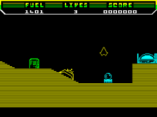 Thrust screenshot 3 for ZX Spectrum