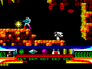Turrican screenshot 3 for ZX Spectrum