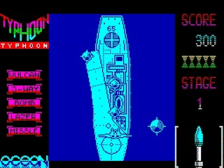 Typhoon screenshot 3 for ZX Spectrum