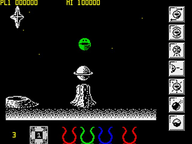 Wizball screenshot 3 for ZX Spectrum
