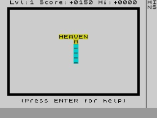 Xanagrams screenshot 2 for ZX Spectrum