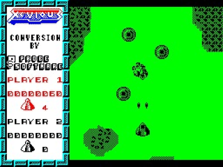 Xevious screenshot 3 for ZX Spectrum