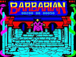 Barbarian: The Ultimate Warrior [KIXX] screenshot 3 for ZX Spectrum
