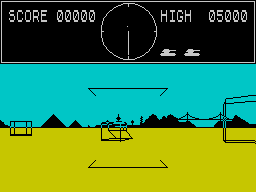 Battle-Tank Simulator screenshot 2 for ZX Spectrum