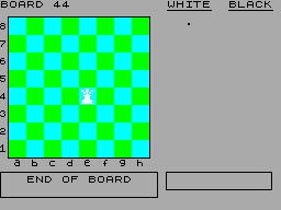 Chess Master screenshot 2 for ZX Spectrum