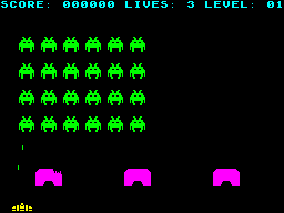 Classic Arcadia screenshot 2 for ZX Spectrum