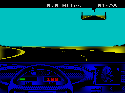The Duel: Test Drive II screenshot 3 for ZX Spectrum