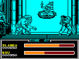 Street Fighter II screenshot 2 for ZX Spectrum