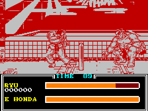 Street Fighter II screenshot 3 for ZX Spectrum