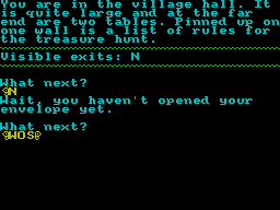 The Nether Poppleton Treasure Hunt screenshot 2 for ZX Spectrum
