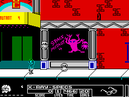 The Simpsons Bart vs the Space Mutants screenshot 3 for ZX Spectrum