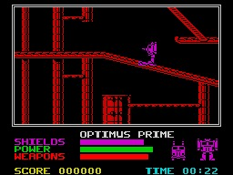 Transformers screenshot 3 for ZX Spectrum