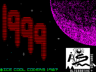 1999 title screen for ZX Spectrum