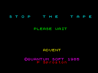 10 Adventure Game Pack Vol 1 title screen for ZX Spectrum