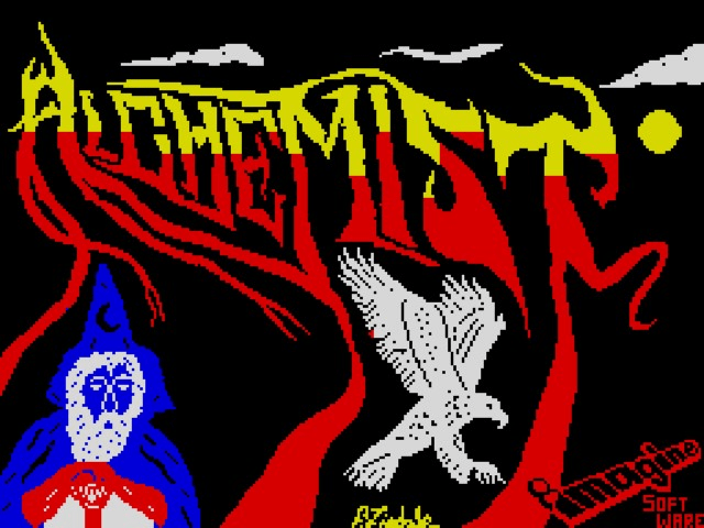 Alchemist [Currys] title screen for ZX Spectrum