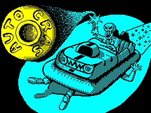 Crash title screen for ZX Spectrum