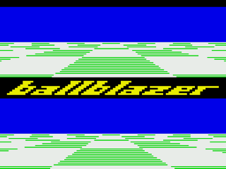 Ballblazer title screen for ZX Spectrum