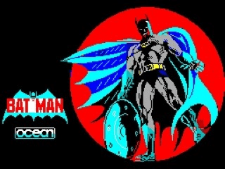 Bat Man title screen for ZX Spectrum