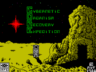 CORE title screen for ZX Spectrum