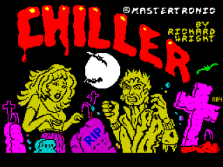 Chiller title screen for ZX Spectrum