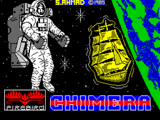 Chimera title screen for ZX Spectrum