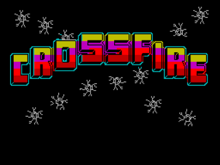 Crossfire title screen for ZX Spectrum