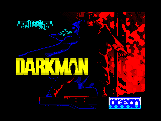 Darkman title screen for ZX Spectrum