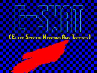ESWAT title screen for ZX Spectrum