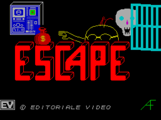 Escape title screen for ZX Spectrum
