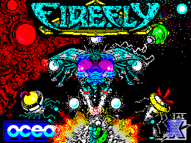 Firefly title screen for ZX Spectrum