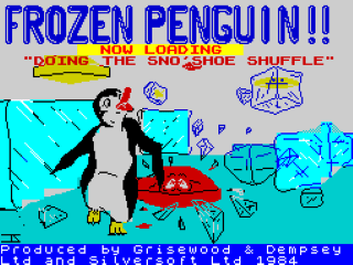 Freez' Bees title screen for ZX Spectrum