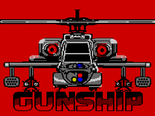 Gun.Smoke title screen for ZX Spectrum