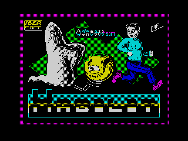 Habilit title screen for ZX Spectrum