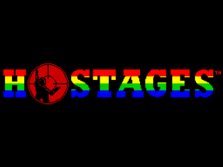 Hostages title screen for ZX Spectrum