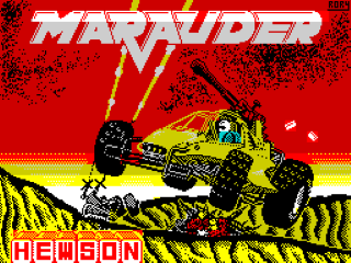 Marauder title screen for ZX Spectrum