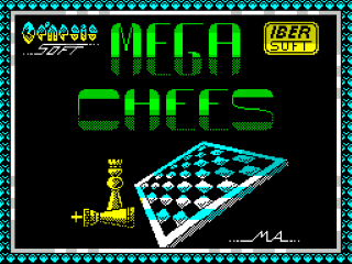 Chess title screen for ZX Spectrum