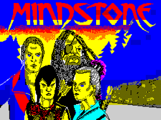 Mindstone title screen for ZX Spectrum