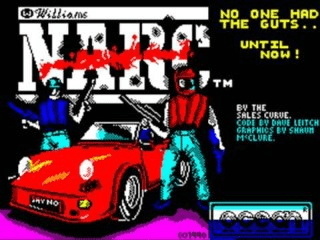 NARC title screen for ZX Spectrum